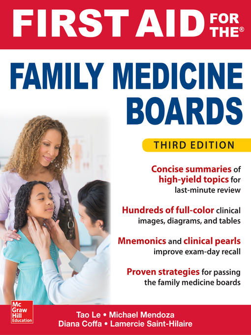 Cover image for First Aid for the Family Medicine Boards